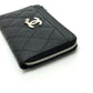 CHANEL AP3732 マトラッセ ココマーク スター CC カード コインパース 財布 コインケース キャビアスキン レディース ブラック
