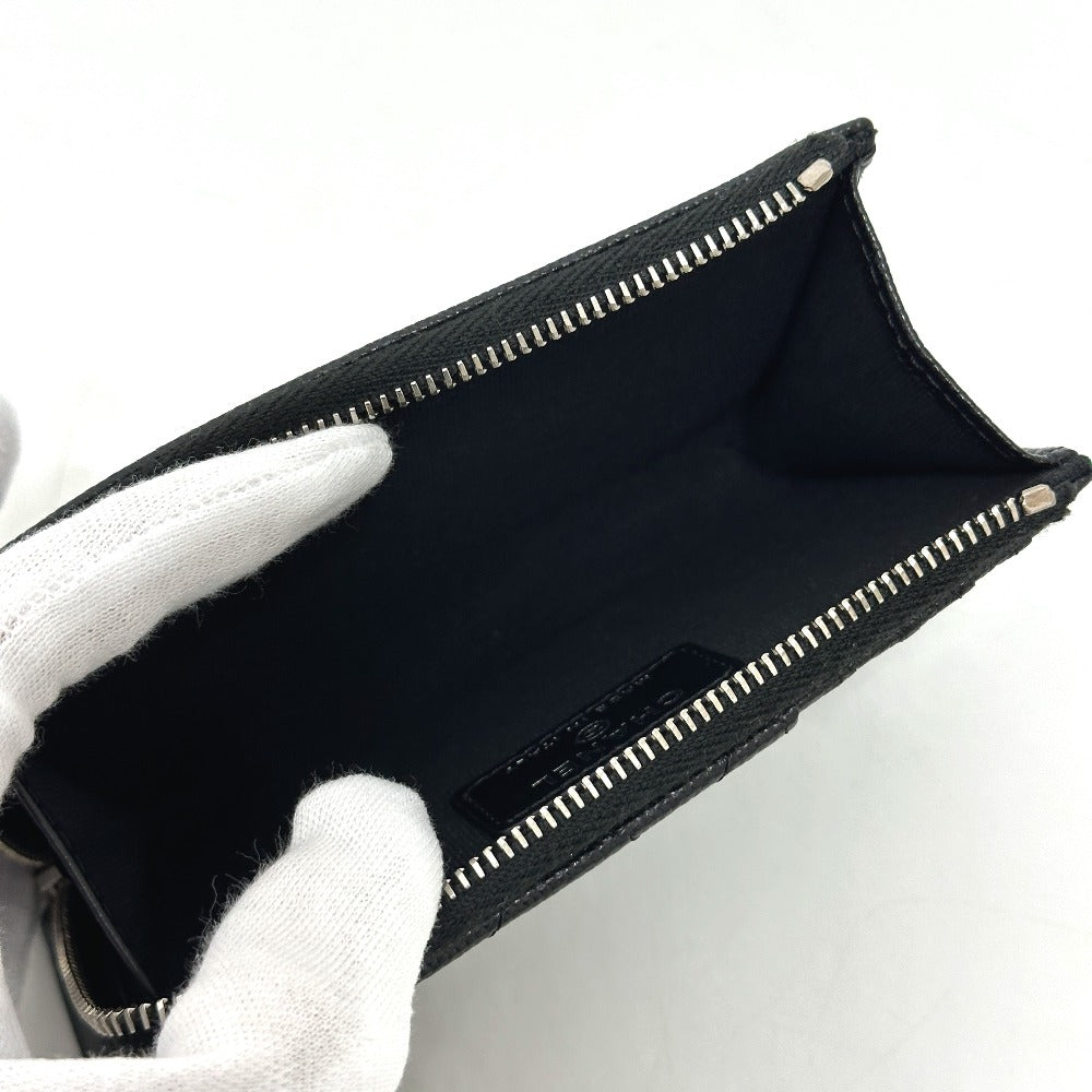 CHANEL AP3732 マトラッセ ココマーク スター CC カード コインパース 財布 コインケース キャビアスキン レディース ブラック