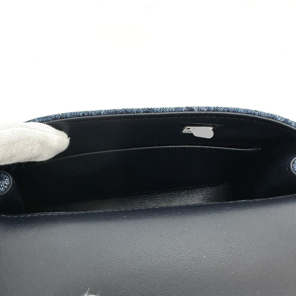 CHANEL AP4244 Coco Handle Mini Washed Denim 2WAY Shoulder Bag Denim Women's Blue