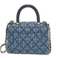 CHANEL AP4244 Coco Handle Mini Washed Denim 2WAY Shoulder Bag Denim Women's Blue