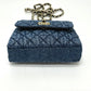 CHANEL AP4244 Coco Handle Mini Washed Denim 2WAY Shoulder Bag Denim Women's Blue