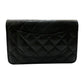 CHANEL AP0250 マトラッセ ココマーク チェーンウォレット カバン 財布 斜め掛け ショルダーバッグ キャビアスキン レディース ブラック