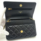 CHANEL AP0250 CC Mark Chain Wallet bag bag Shoulder Bag Caviar Leather Black Used