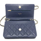 CHANEL AP0250 マトラッセ ココマーク クラシック チェーンウォレット カバン ゴールド金具 ショルダーバッグ キャビアスキン レディース ブルー