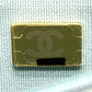CHANEL AP0250 Matelasse CC Mark Classic Bag Wallet Chain Wallet Pochette Crossbody Shoulder Bag Caviar Leather Blue gray gray Used
