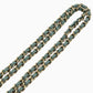 CHANEL AP0250 Matelasse CC Mark Classic Bag Wallet Chain Wallet Pochette Crossbody Shoulder Bag Caviar Leather Blue gray gray Used