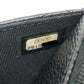 CHANEL AP0250 Matelasse CC Mark Classic Chain Wallet SilverHardware Shoulder Bag Caviar Leather Black Used