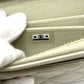 CHANEL AP0216 CC Mark Matelasse Classic Zip Wallet coin purse Caviar Leather gray/GoldHardware Used