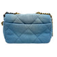 CHANEL AS1160 Matelasse chanel 19 2WAY Bag Shoulder Bag Denim blue/GoldHardware Used