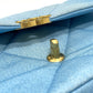 CHANEL AS1160 Matelasse chanel 19 2WAY Bag Shoulder Bag Denim blue/GoldHardware Used