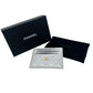 CHANEL AP4472 Matelasse CC Mark Timeless Classic Card Case Lambskin Leather gray Used