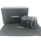 CHANEL AP1341 CC Mark Matelasse Vanity Bag, Handbag, GoldHardware Denim Shoulder Bag Denim blue Used