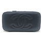 CHANEL AP1341 CC Mark Matelasse Vanity Bag, Handbag, GoldHardware Denim Shoulder Bag Denim blue Used