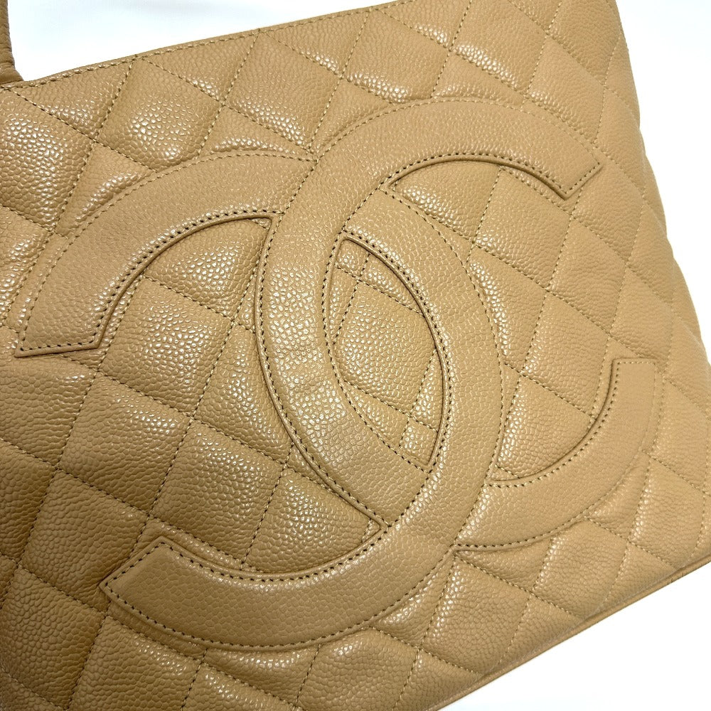 CHANEL A01804 CC ココマーク 復刻トート トートバッグ キャビアスキン レディース