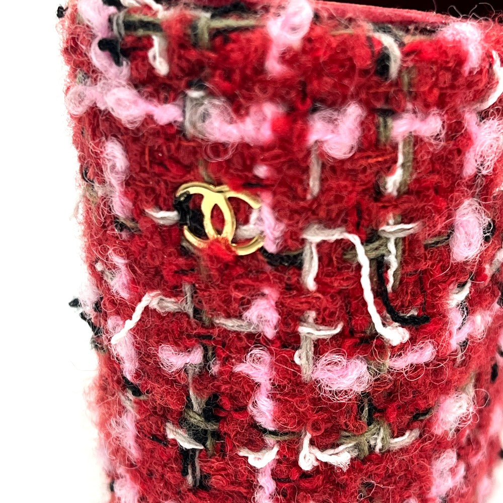 CHANEL Ｇ46865 2025/26年秋冬 ココマーク スリングバック シューズ ツイード パンプス サンダル ツイード レディース レッド