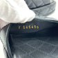 CHANEL G45430 Matelasse Logo CC Mark Velcro shoes Sandals Leather Black Used