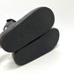 CHANEL G45430 Matelasse Logo CC Mark Velcro shoes Sandals Leather Black Used