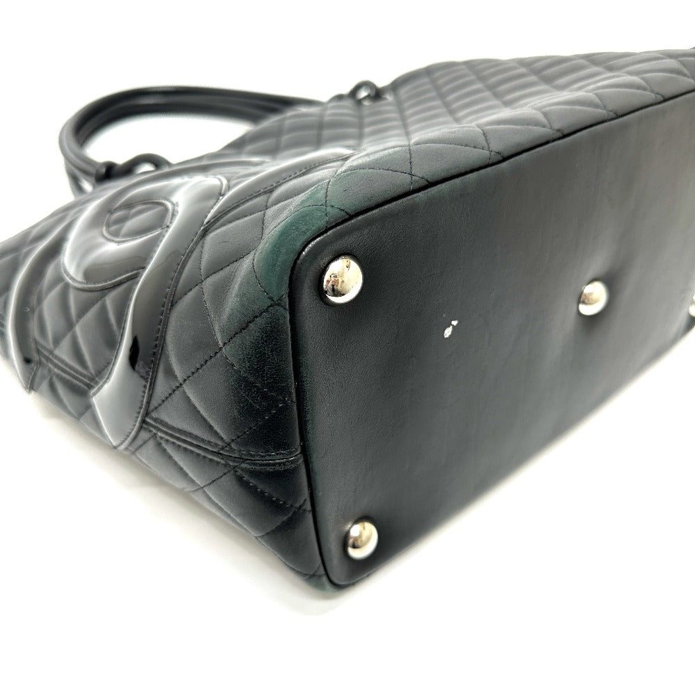 CHANEL A25169 Matelasse Cambon Line Large Bag Handbag Tote Bag Lambskin Women's Black