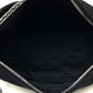 CHANEL Quilted Two-Tone Chain Shoulder Bag in Canvas, Black