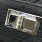 CHANEL Quilted Two-Tone Chain Shoulder Bag in Canvas, Black
