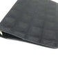 CHANEL New Travel Line Logo System Planner Stationery Cover Nylon Women's Black