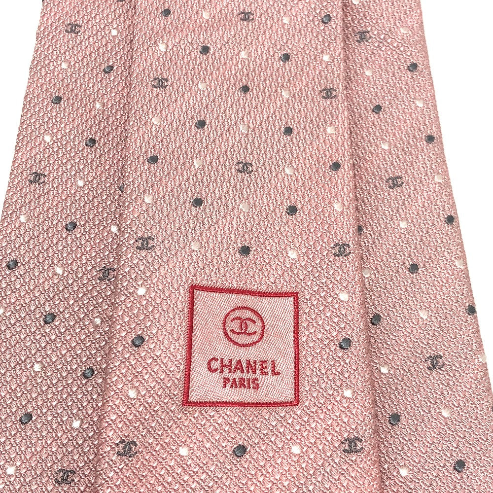 CHANEL ココマーク 総柄 ネクタイ シルク レディース - brandshop-reference