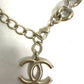 CHANEL 17K CC Coco Mark Chain Glitter Belt Metal Women's Gold