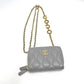 CHANEL AP2308 Matelasse Chaincoin purse Shoulder Bag Caviar Leather gray Used