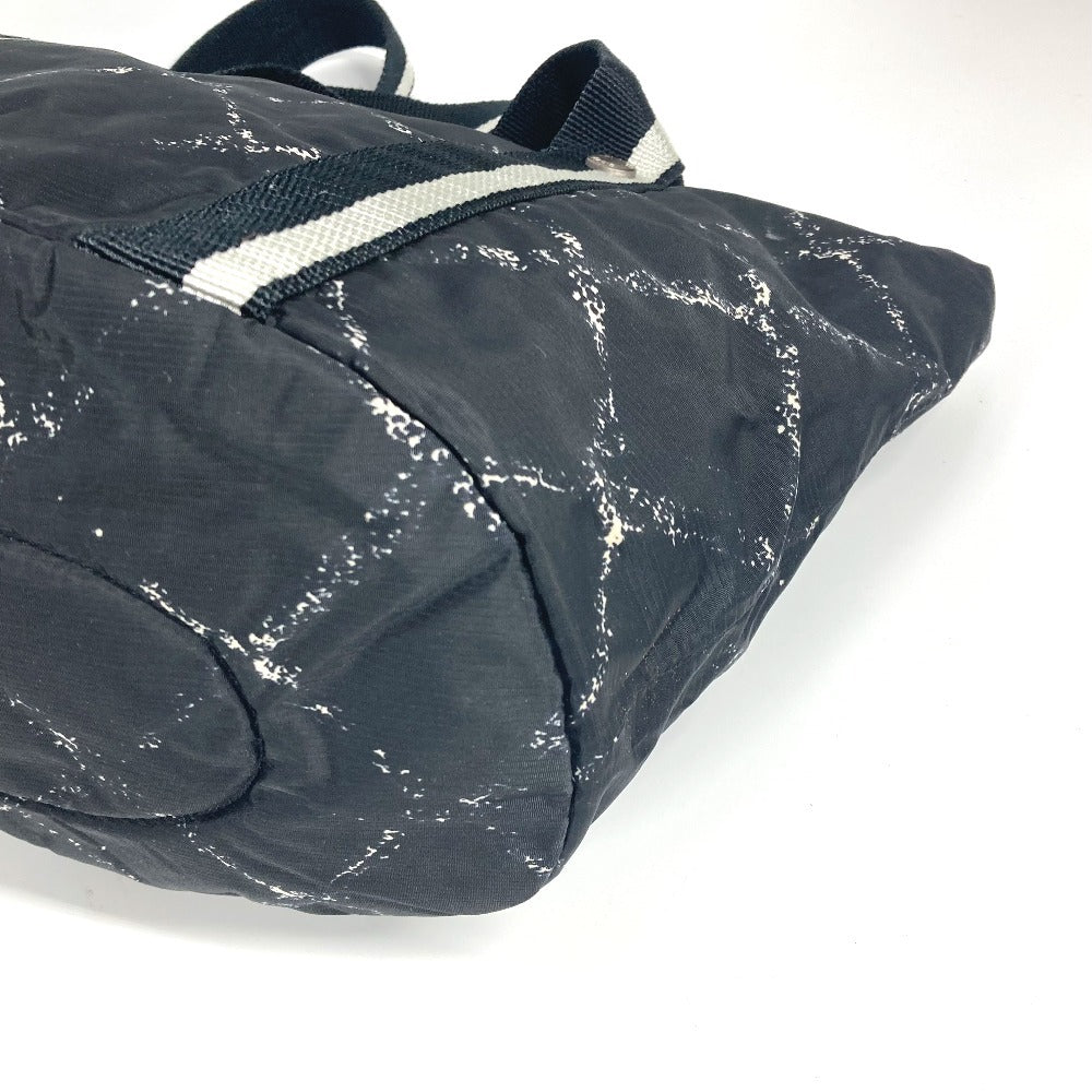 CHANEL 旧トラベルライン ペットバッグ 肩掛け カバン ショルダーバッグ 肩掛け ボストンバッグ ナイロン ユニセックス ブラック - brandshop-reference