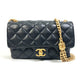 CHANEL AS3393 CC ココマーク マトラッセ カバン チェーン 斜め掛け バッグ ショルダーバッグ ラムスキン レディース ブラック