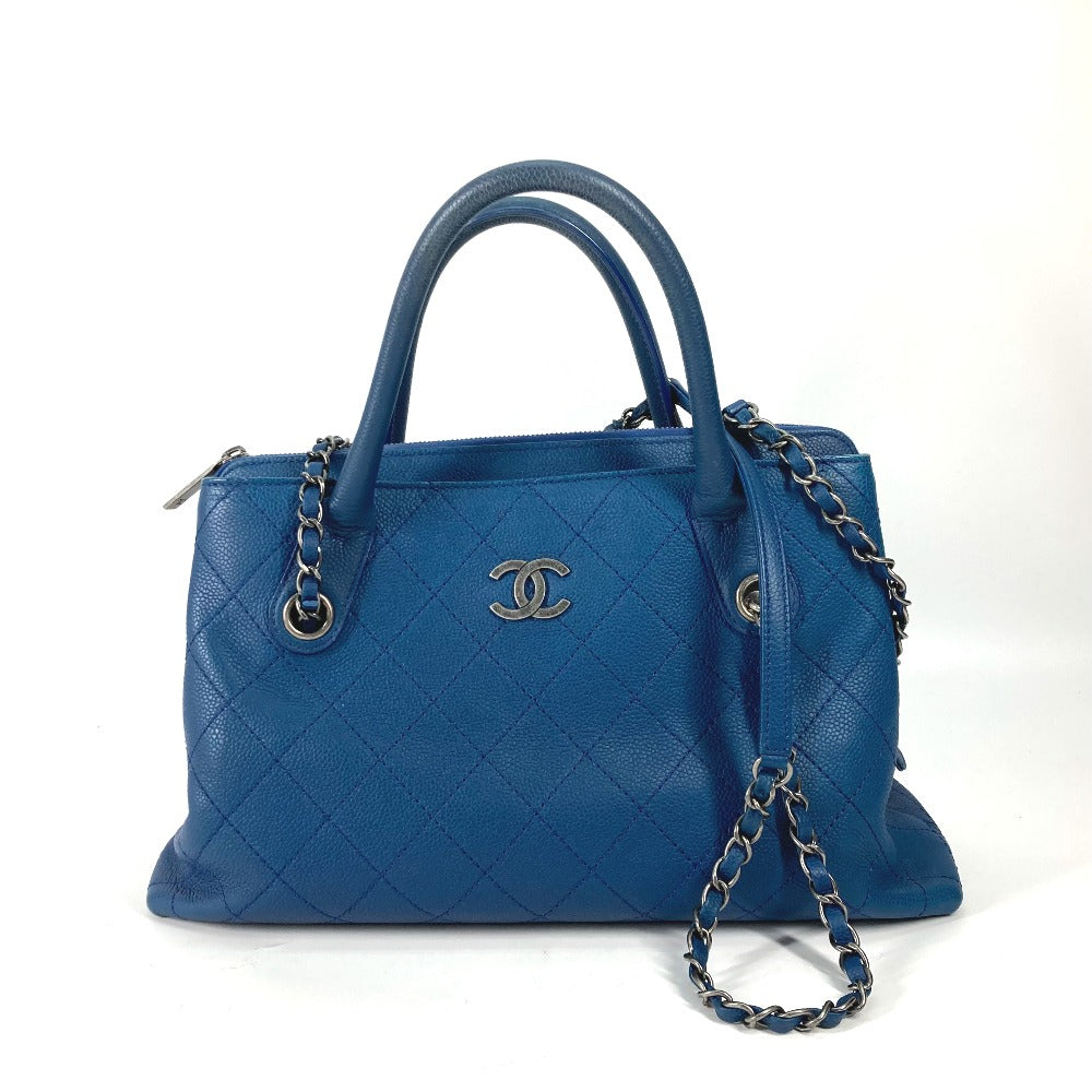 CHANEL Tote Bag Bag Handbag CC Coco Mark Matelasse Quilted Chain