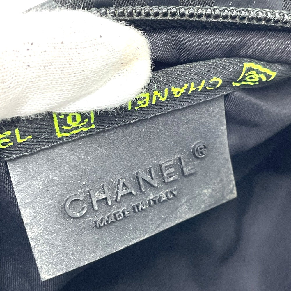 CHANEL Sport Line Pouch, Small Items, Bag, Second Bag, Nylon, Women's, Black