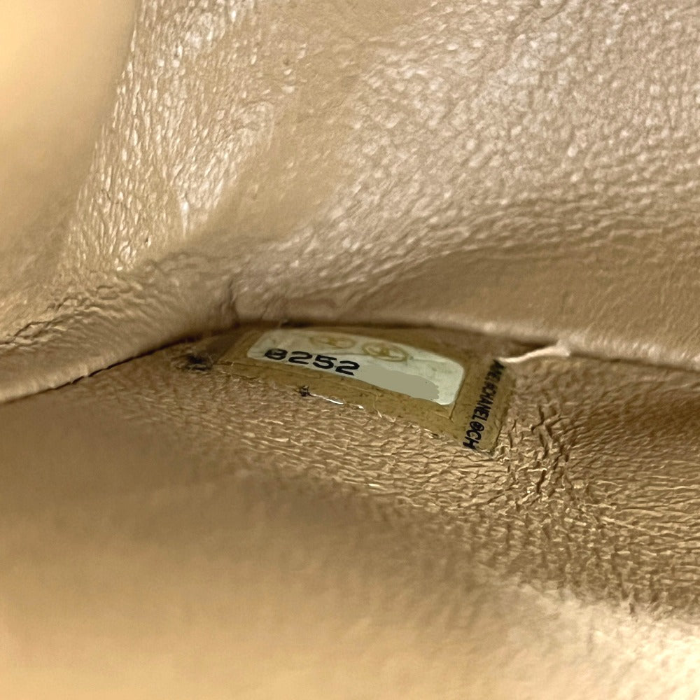 CHANEL A01112 マトラッセ25 マトラッセ 25 Wチェーン カバン バッグ ショルダーバッグ キャビアスキン レディース ベージュ