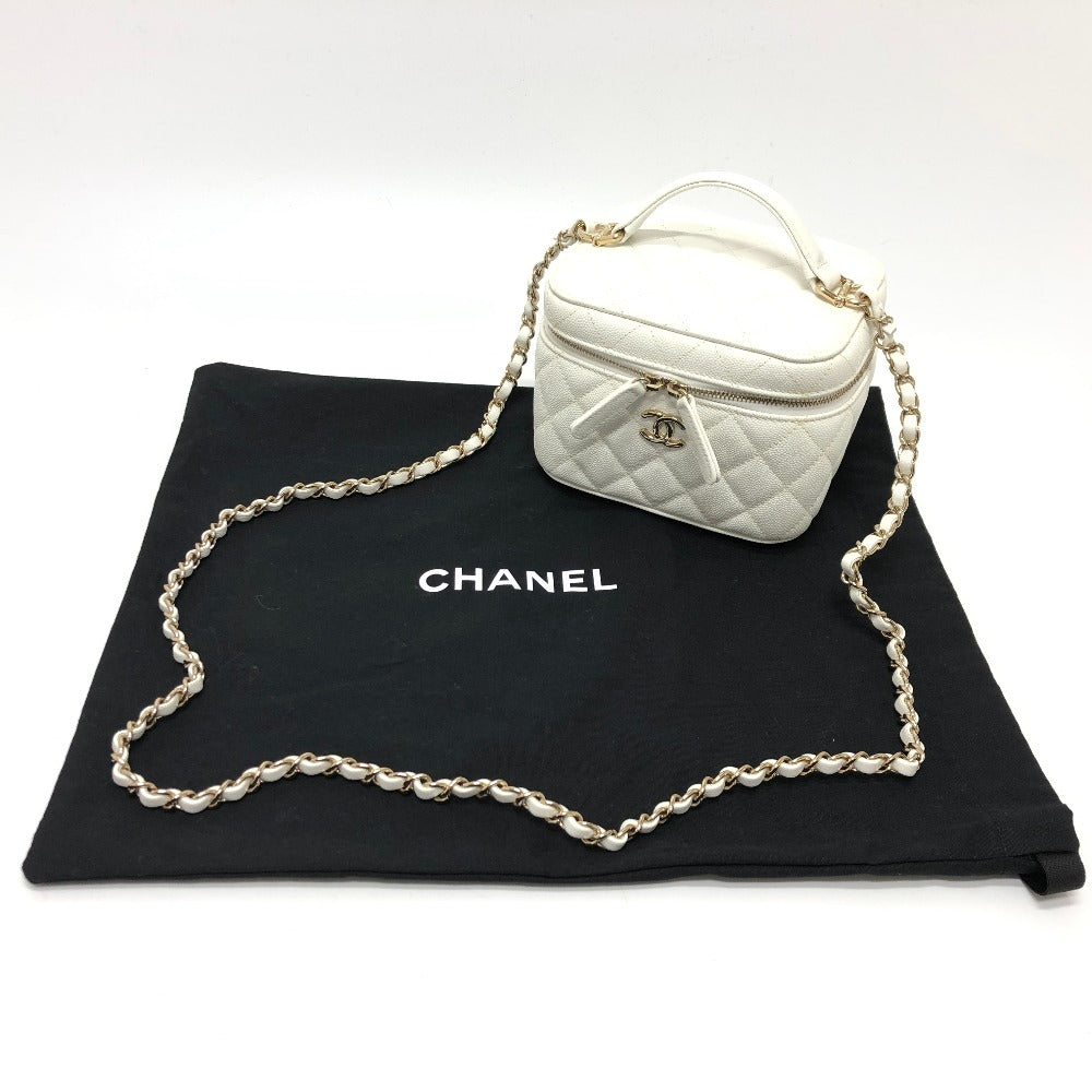 CHANEL AS3171 ココマーク CC バニティバッグ チェーンバッグ 2WAY ...