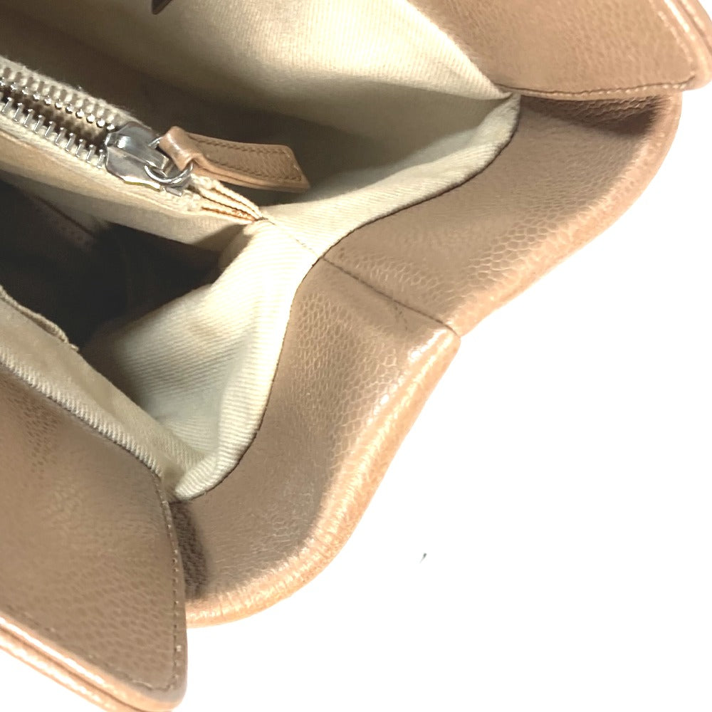 CHANEL CC ココマーク 2WAYバッグ カバン ショルダーバッグ 肩掛け トートバッグ キャビアスキン レディース ベージュ - brandshop-reference