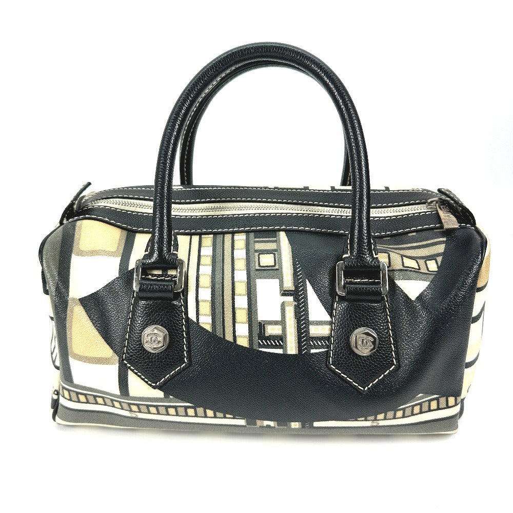 CHANEL セントラルステーション ハンドバッグ カバン ミニ ボストンバッグ PVC レディース ブラック - brandshop-reference