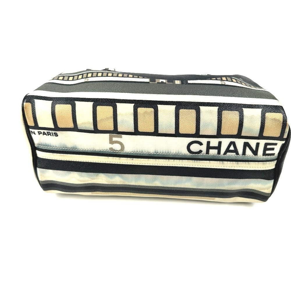 CHANEL セントラルステーション ハンドバッグ カバン ミニ ボストンバッグ PVC レディース ブラック - brandshop-reference