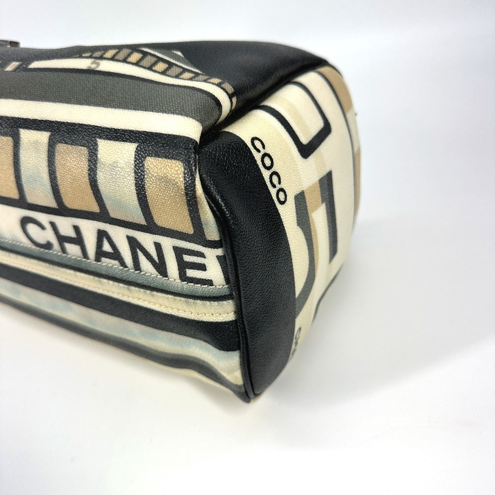 CHANEL セントラルステーション ハンドバッグ カバン ミニ ボストンバッグ PVC レディース ブラック - brandshop-reference