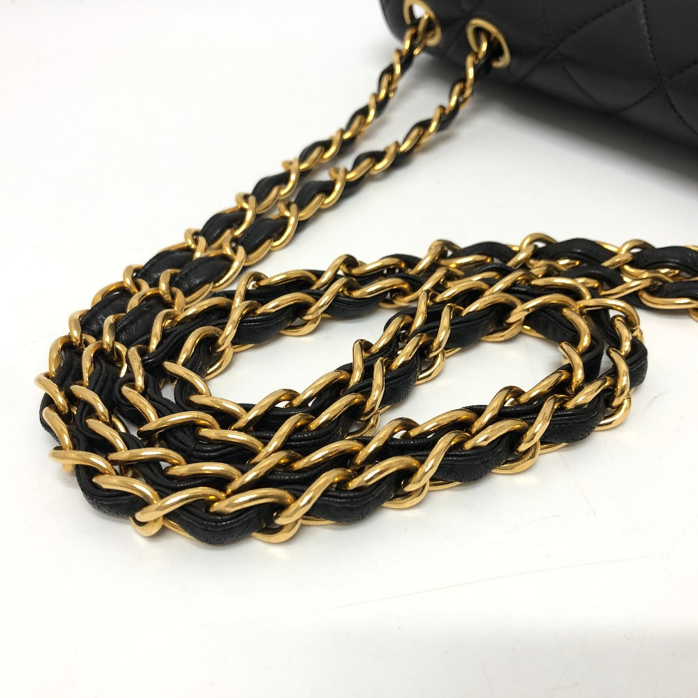 CHANEL マトラッセ30 Wチェーン マトラッセ カバン バッグ ハンドバッグ ショルダーバッグ ラムスキン レディース ブラック - brandshop-reference
