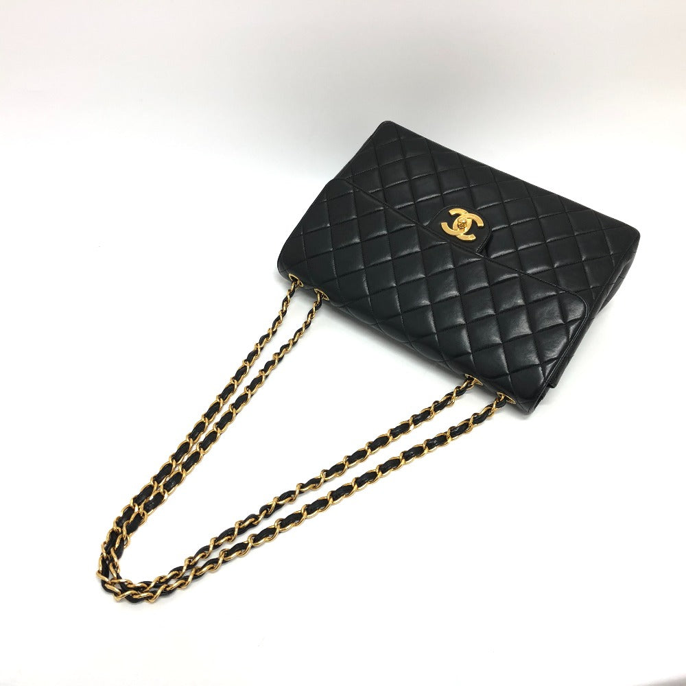 CHANEL マトラッセ30 Wチェーン マトラッセ カバン バッグ ハンドバッグ ショルダーバッグ ラムスキン レディース ブラック - brandshop-reference