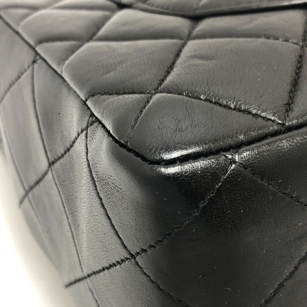 CHANEL マトラッセ30 Wチェーン マトラッセ カバン バッグ ハンドバッグ ショルダーバッグ ラムスキン レディース ブラック - brandshop-reference
