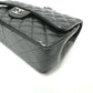 CHANEL A58600 マトラッセ30 Wフラップ Wチェーン 肩掛け 斜め掛け カバン ショルダーバッグ ラムスキン レディース ブラック