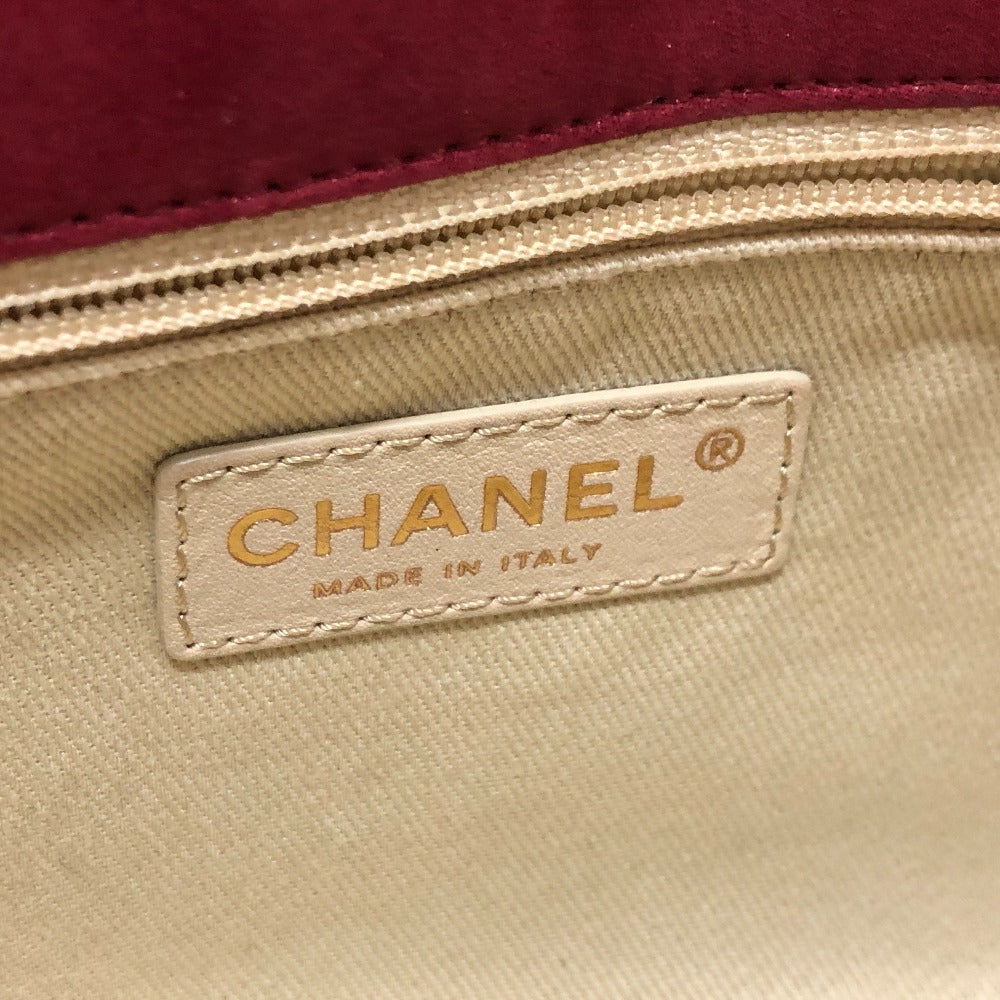 CHANEL マトラッセ 30 ココマーク Wチェーン ショルダーバッグ コーティングレザー レディース レッド - brandshop-reference
