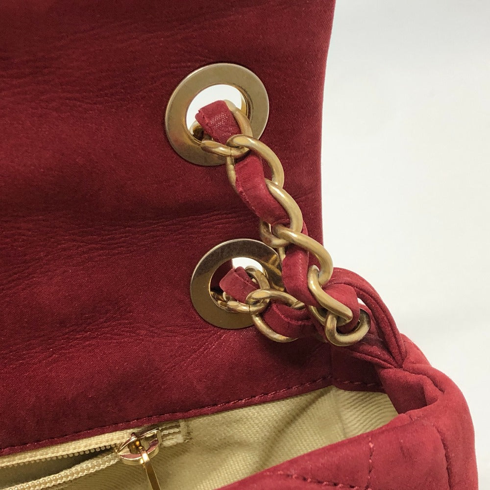 CHANEL マトラッセ 30 ココマーク Wチェーン ショルダーバッグ コーティングレザー レディース レッド - brandshop-reference