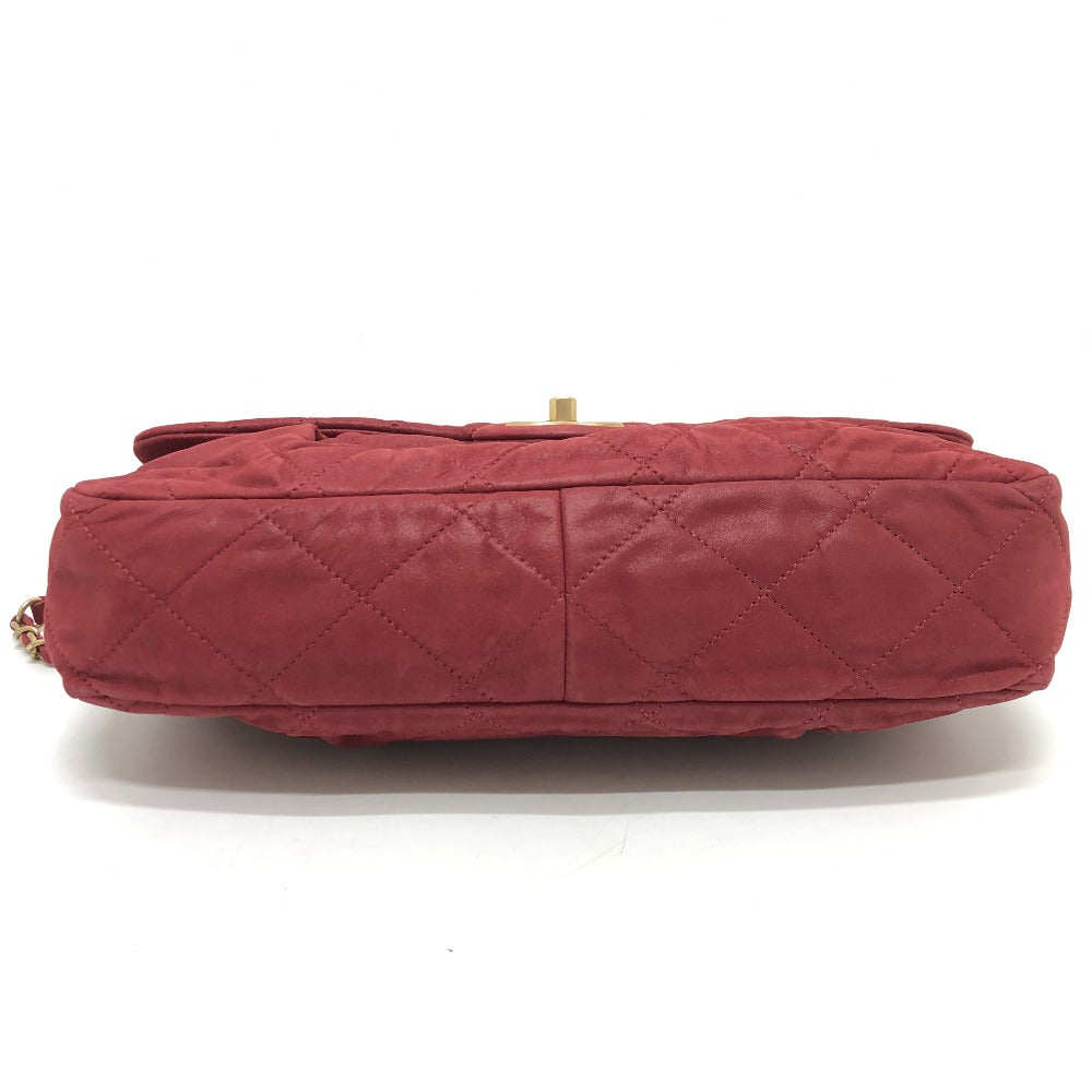 CHANEL マトラッセ 30 ココマーク Wチェーン ショルダーバッグ コーティングレザー レディース レッド - brandshop-reference