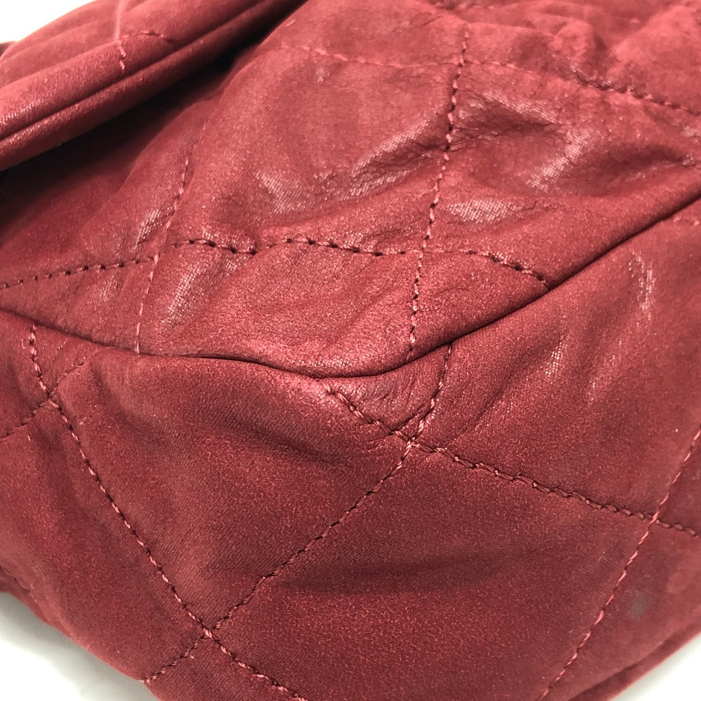 CHANEL マトラッセ 30 ココマーク Wチェーン ショルダーバッグ コーティングレザー レディース レッド - brandshop-reference