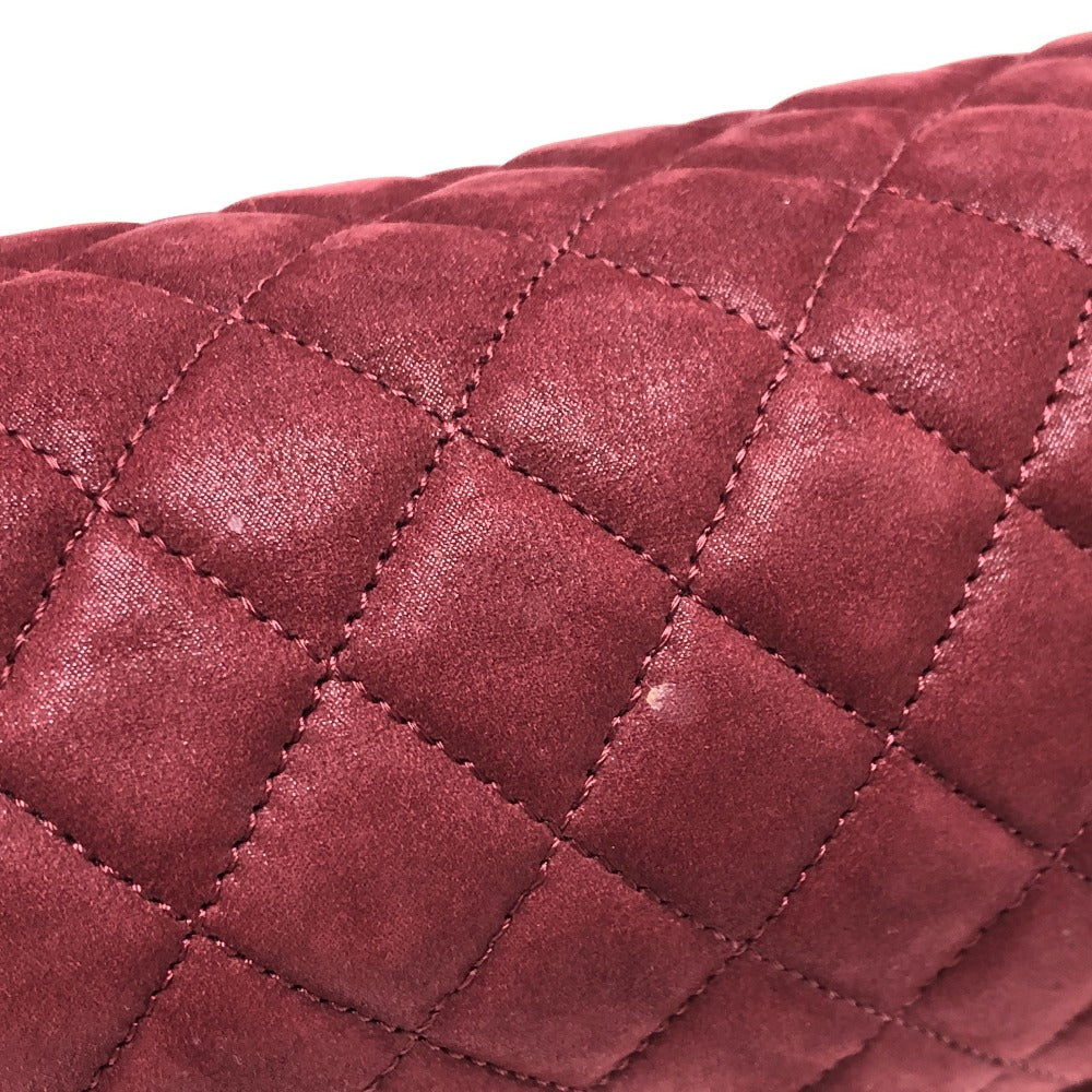 CHANEL マトラッセ 30 ココマーク Wチェーン ショルダーバッグ コーティングレザー レディース レッド - brandshop-reference