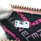 CHANEL マトラッセ ココマーク ロゴ 小物 フラグメントケース カードケース コインケース キャビアスキン レディース ピンク - brandshop-reference