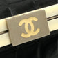 CHANEL Chocolate Bar Bag Clasp Here Mark Handbag Shoulder Bag Lambskin Women's Black