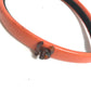 CHANEL Headband, CC Coco Mark, Hair Accessory, Leather Headband, Women's, Orange